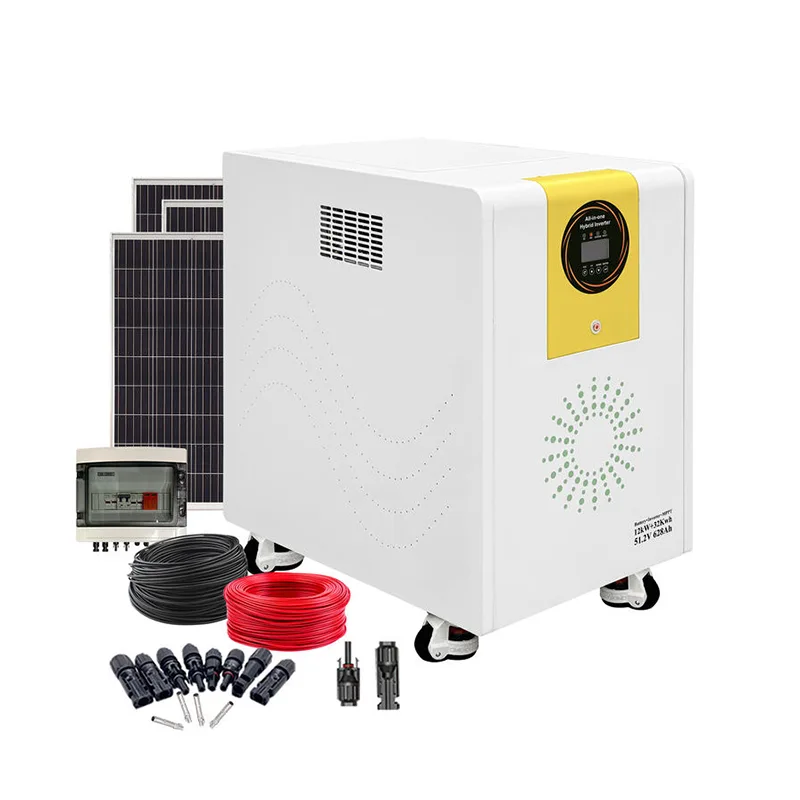 Off-Grid MPPT háztartási gép 12kw inverter 32kwh akkumulátor