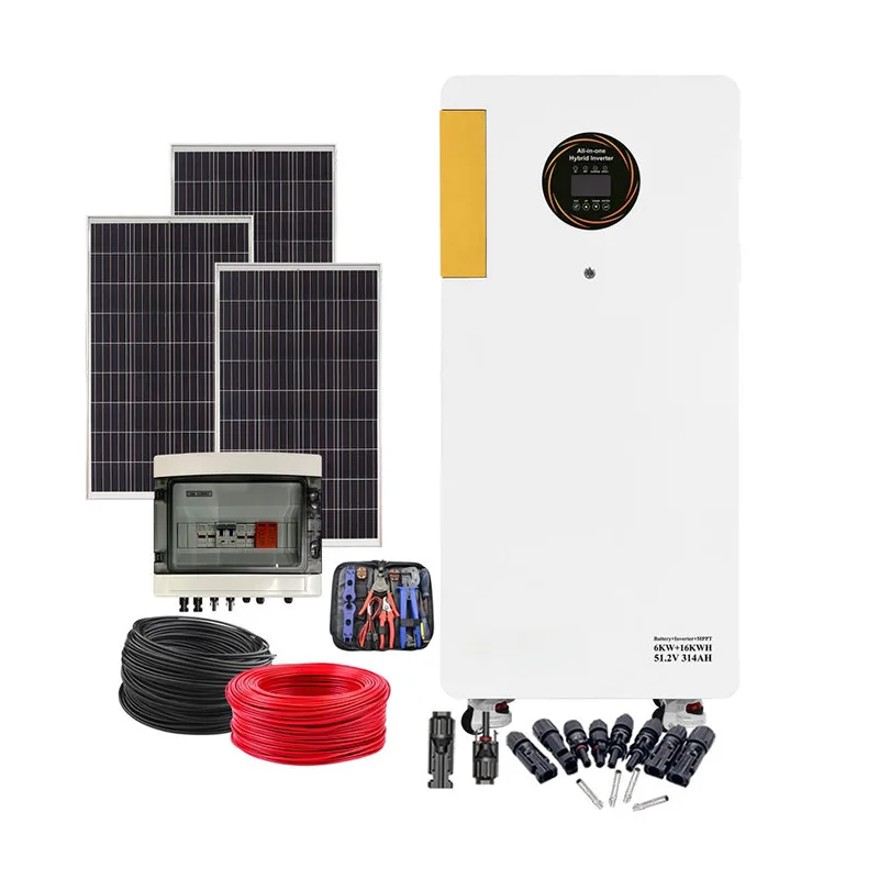 Fotovoltaikus rendszer mobil és beépített energiatároló akkumulátor